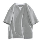 Faux Layered Short Sleeve T-Shirt