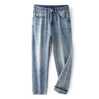 Straight Leg Denim Pants 2