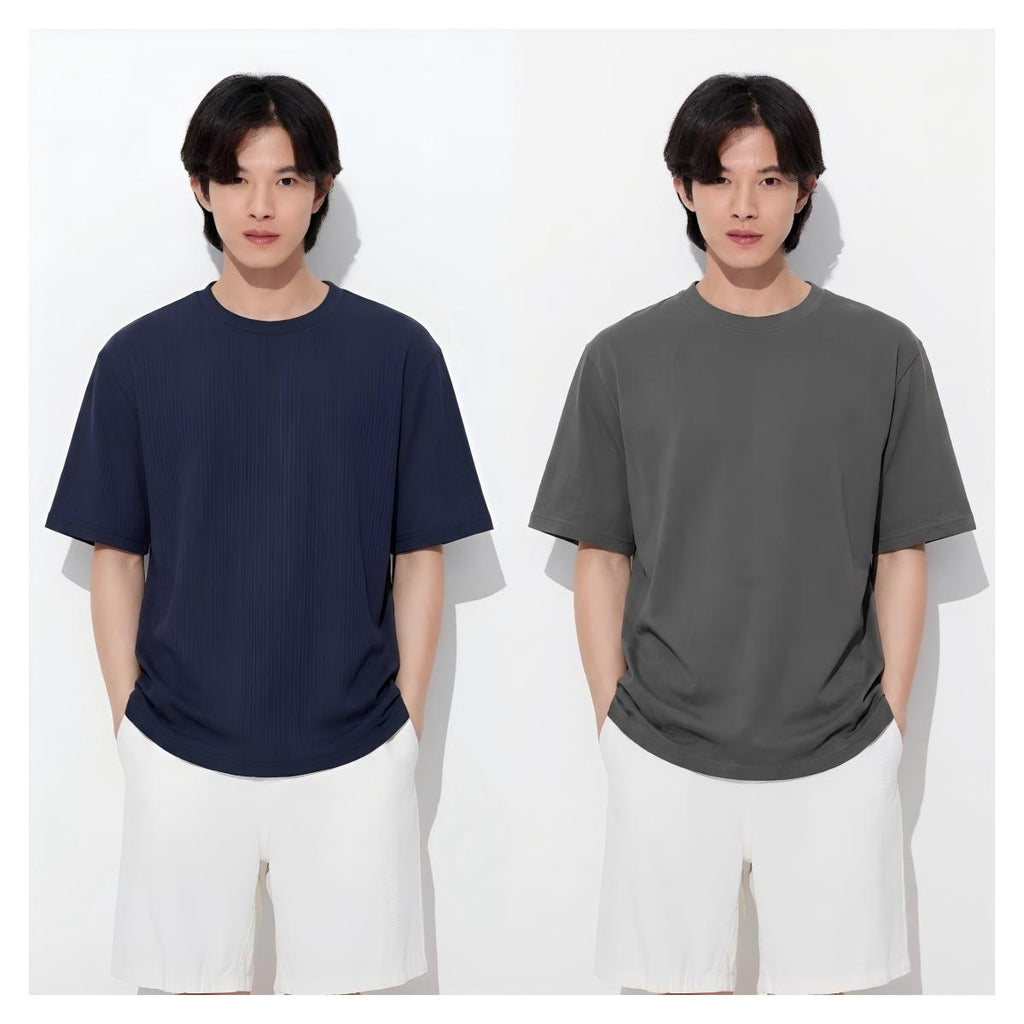 Round Neck Short Sleeve T-Shirt 2