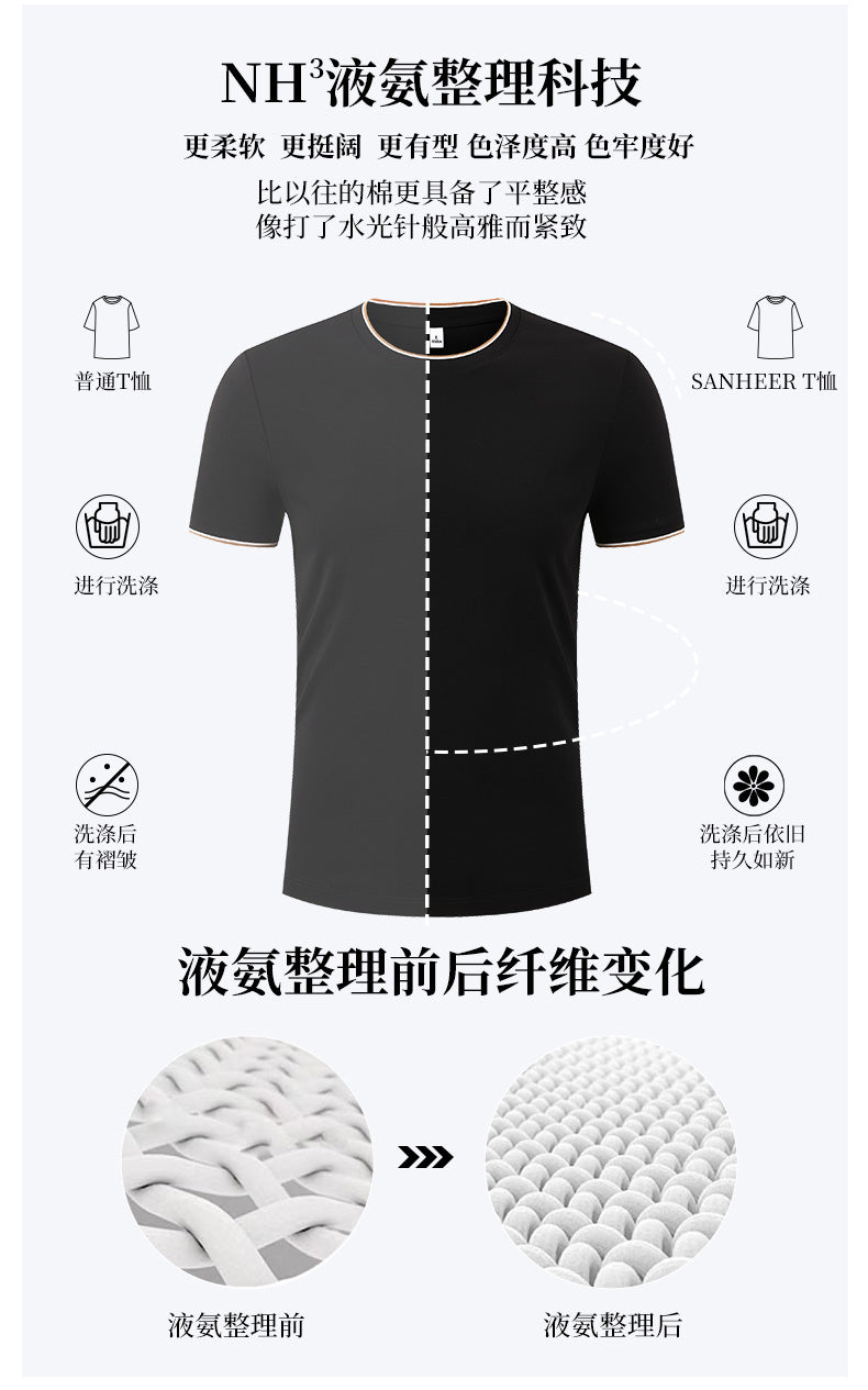 Round Neck Short Sleeve T-Shirt