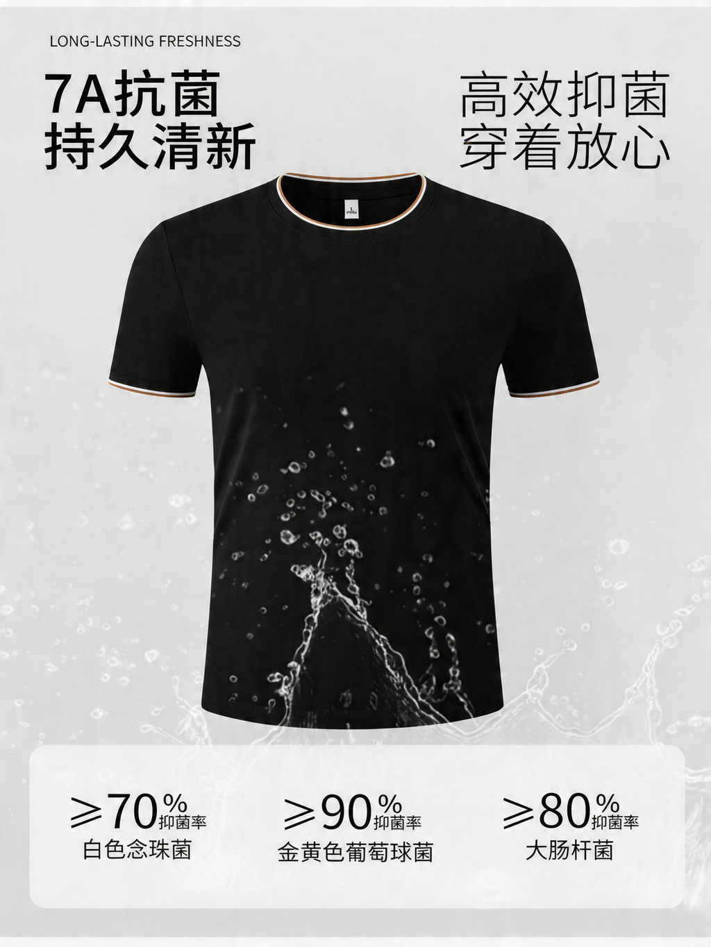 Round Neck Short Sleeve T-Shirt