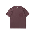 Round Neck Pocket Short Sleeve T-Shirt 2
