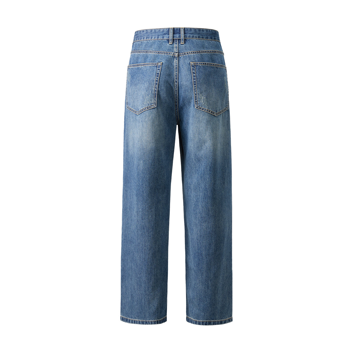 Straight Leg Denim Pants