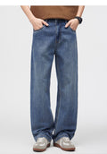 Straight Leg Denim Pants