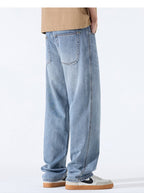 Straight Leg Denim Pants 2